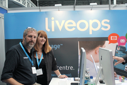 The LiveOps team test out their smiles