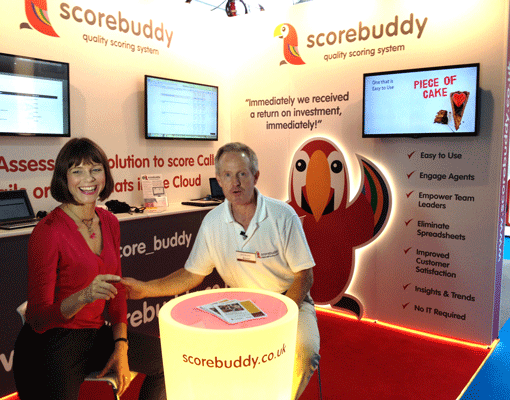 The Scorebuddy team looking happy