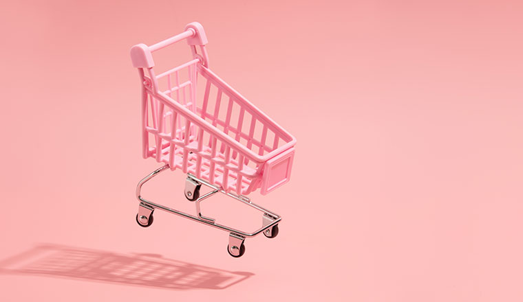 A picture of a shopping trolley