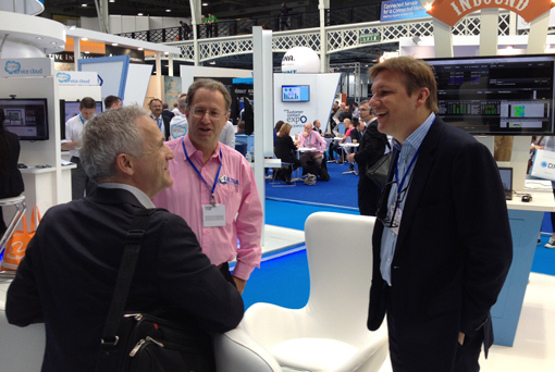 Networking in full swing at the Ultra Communications stand.