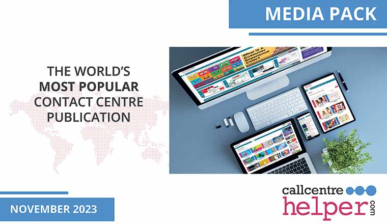 call centre helper media pack advertising 2023