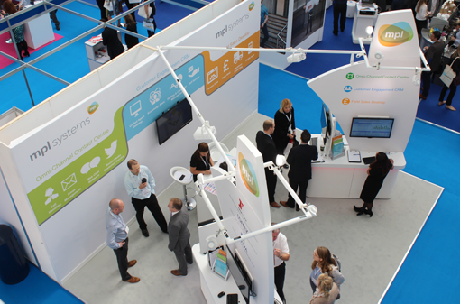 An aerial view of the mplsystems stand