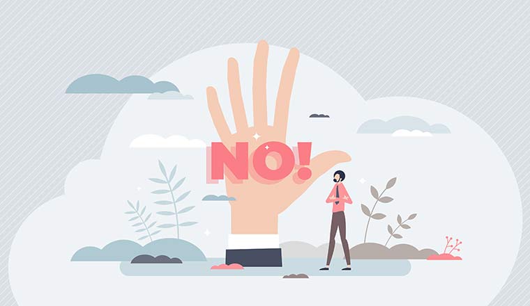 no sign