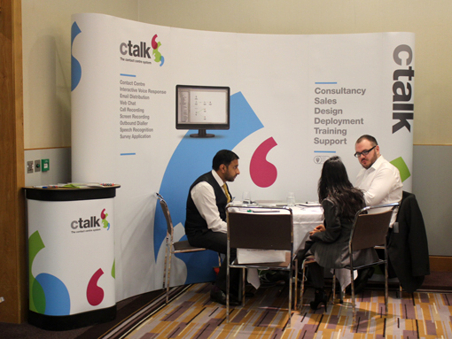 Headline sponsors of the event ctalk showing their latest ctalk solutions