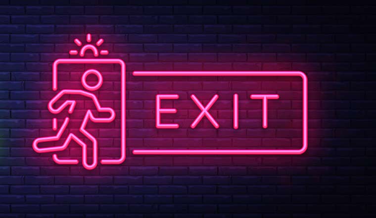 exit sign