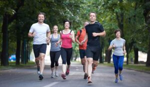 people running