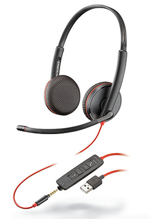 Here is the Blackwire 3225 Headset