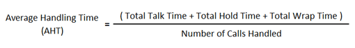 The Average Handling Time (AHT) Formula 