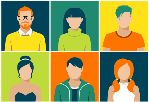 Personas are characters created to represent a section of your customer base