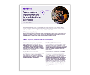 talkdesk datasheet