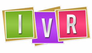 letters spelling IVR