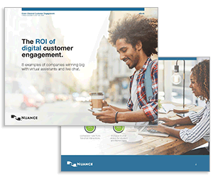 nuance whitepaper: The ROI of digital customer engagement