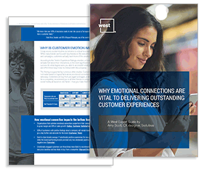 West whitepaper: why emotional connections are vital to delivering outstanding customer experiences