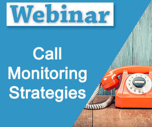 Recorded webinar on call monitoring strategies