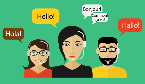 Finding bilingual customer support agents is a good solution because they can be trained "at home" and still provide the personalised support...