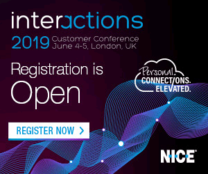 NICE interactions customer conference on 4-5th June in London