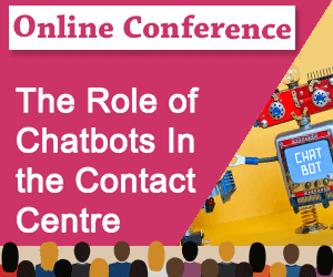 Online conference webinar on the role of chatbots in the contact centre