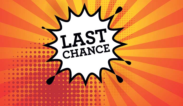 last chance bubble