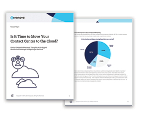 Serenova White Paper on is it time to move your contact centre to the cloud