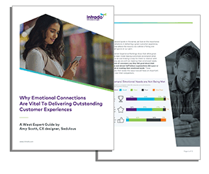 Intrado whitepaper on why emotional connections are vital to delivering outstanding customer experiences