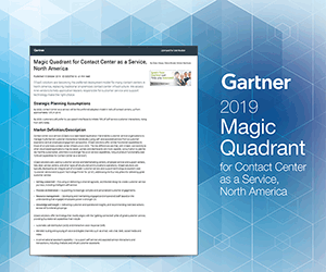 Nice in contact whitepaper on magic quadrant in North America