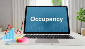 A photo of the word "occupancy" on a computer