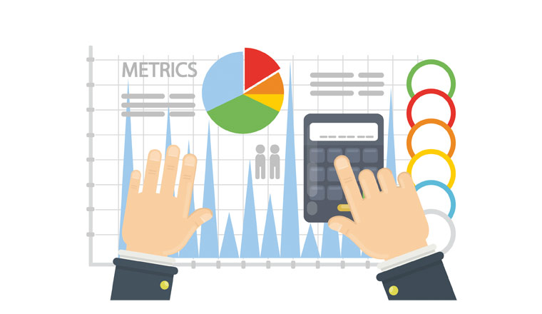 A picture of graphs to display metrics metrics