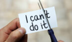 A picture of a note with the words I can do it