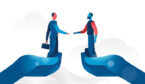 A picture of two people shaking hands