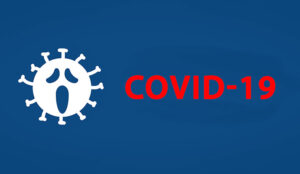 A picture of a COVID-19 sign