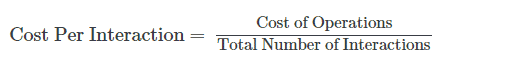 Formula for Cost Per Interaction