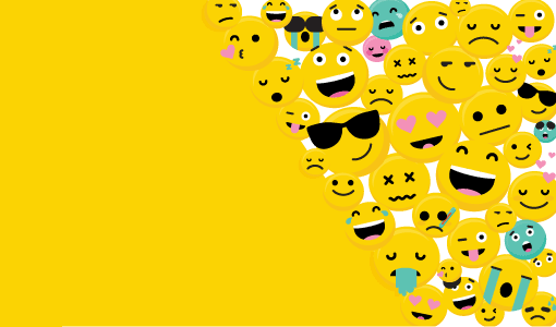 A picture of emojis