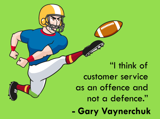 A picture of a Gary Vaynerchuk quote