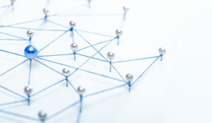 A picture of networking pins