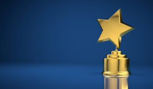 A picture of a star trophy