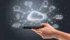 A picture of a mobile device and cloud technology systems