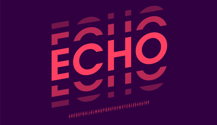 A picture of the word Echo