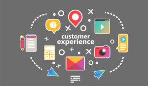 A picture of a customer experience infographic