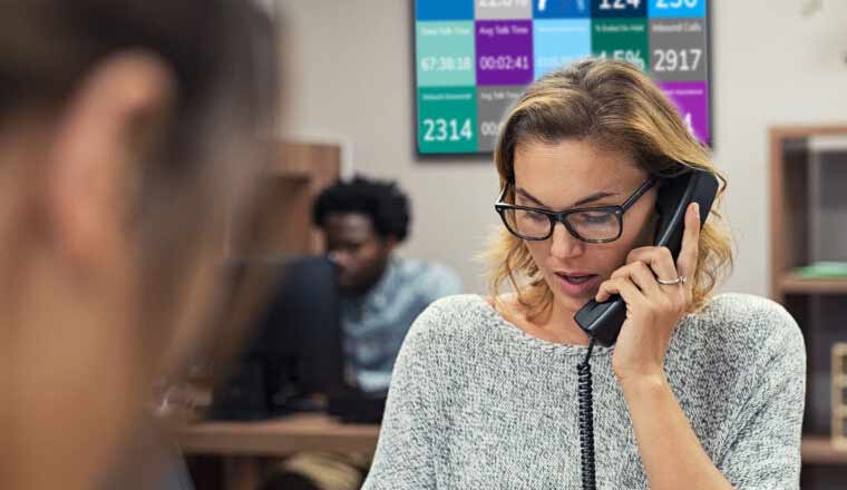 Woman Talking on the phone