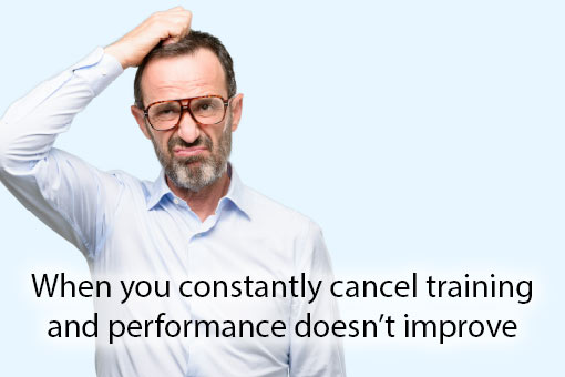 call centre meme about training and performance