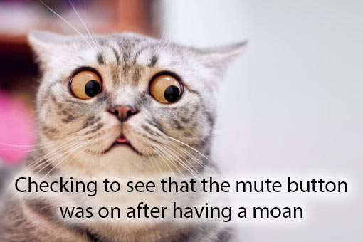 call centre meme about mute button