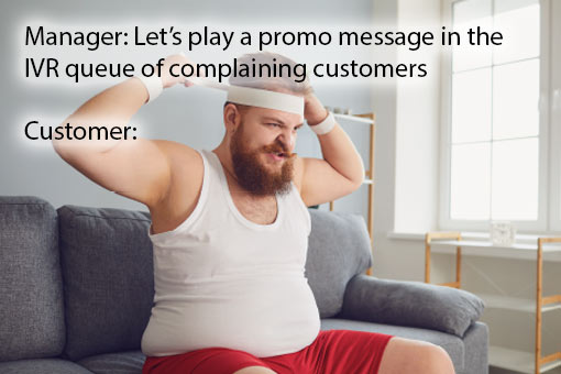 call centre meme about ivr messages