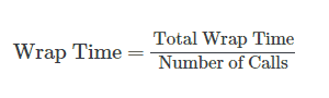 Image showing Wrap Time Formula