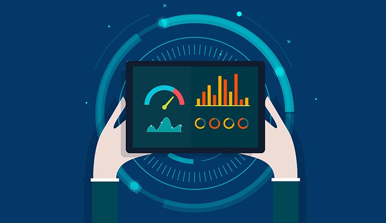 Concept of kpi analytics