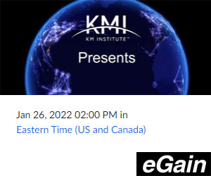 eGain event banner Knowledge Management