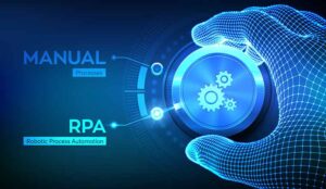 RPA Robotic process automation innovation technology concept