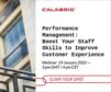 Calabrio Webinar Performance Management Banner