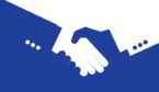 Vector partnership handshake illustration