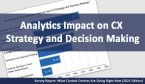 What Impact Does Analytics Have on Your CX Strategy and Decision Making?