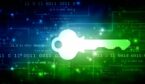 technology concept with digital key